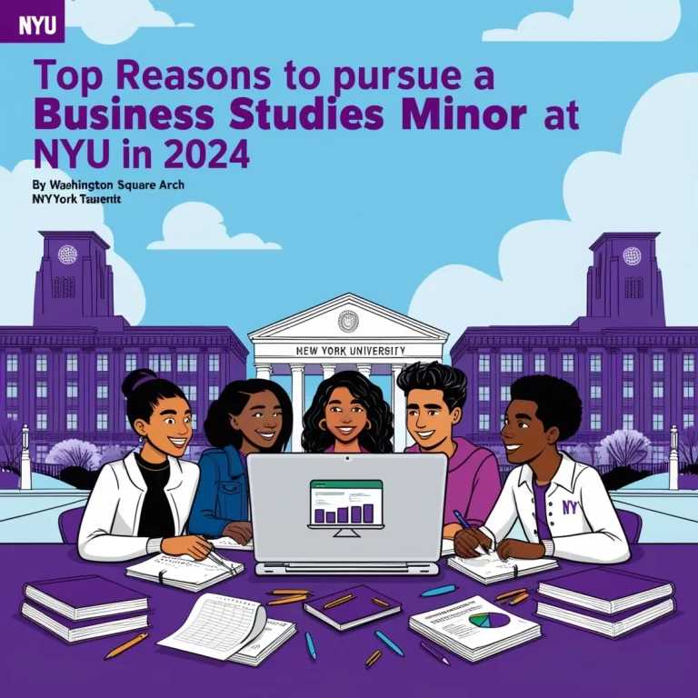 Top Reasons to Pursue a Business Studies Minor at NYU in 2024