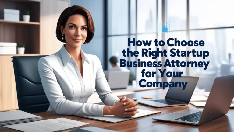 How to Choose the Right Startup Business Attorney for Your Company